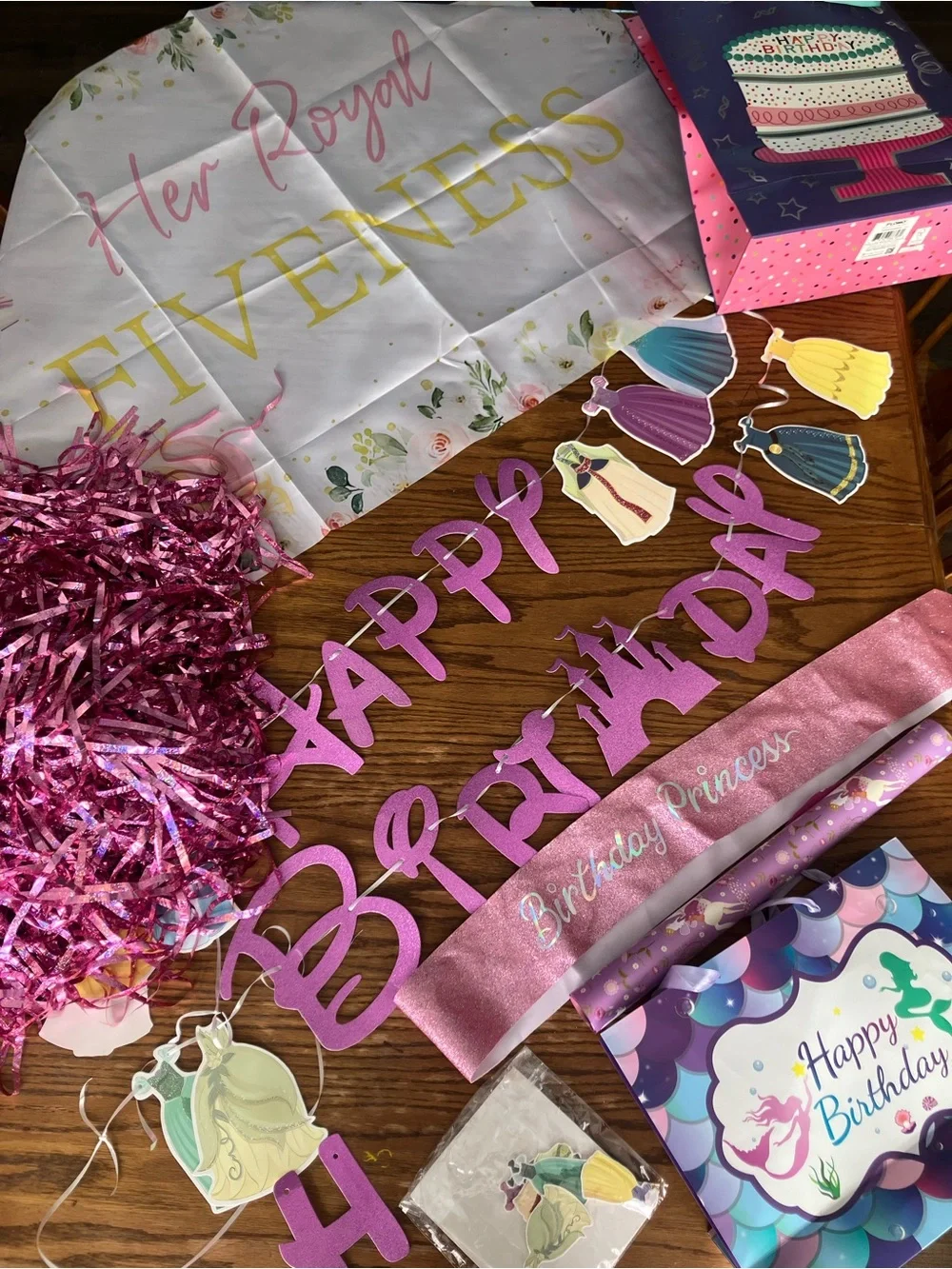 Birthday Princess Party Kit - Pink & Gold